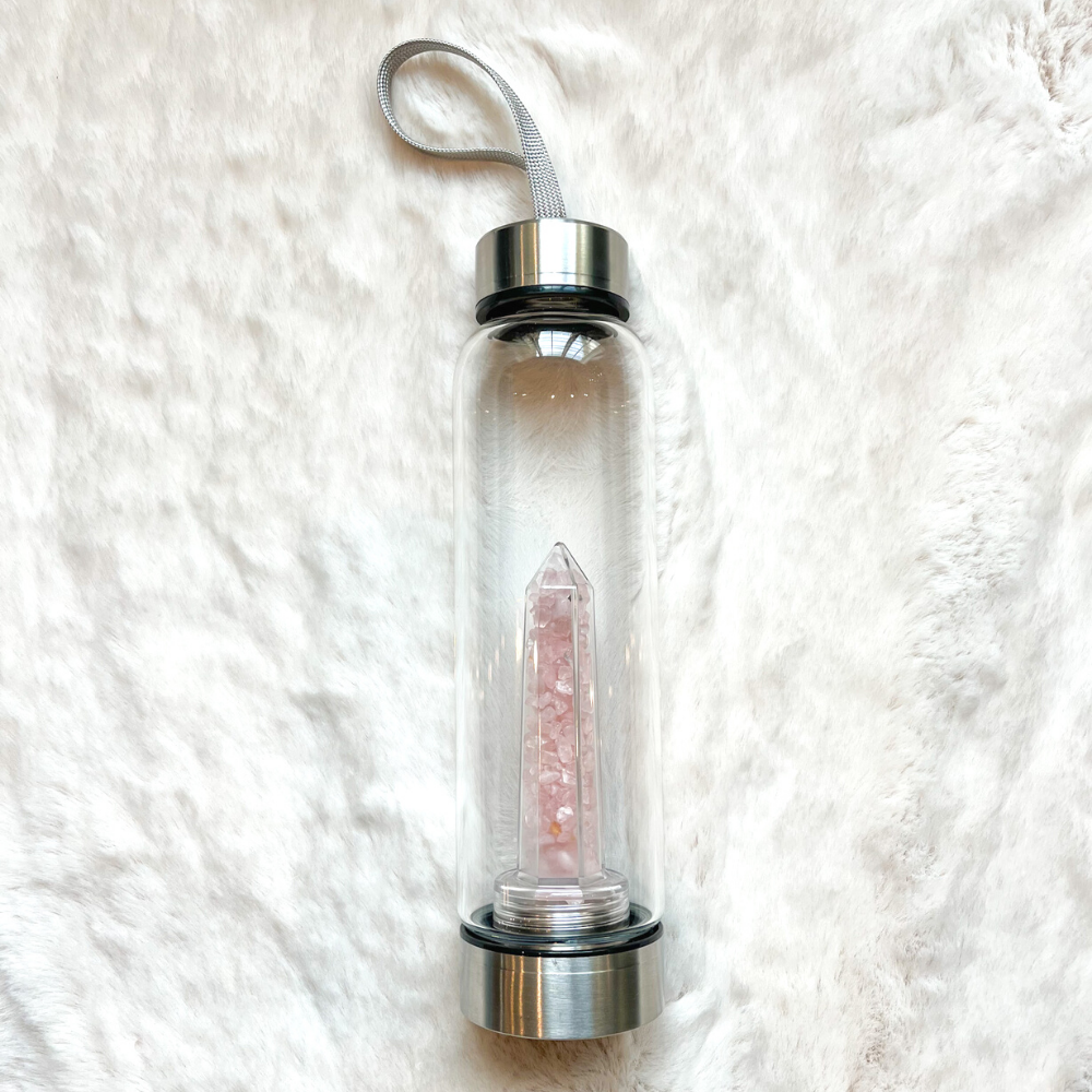 Glass Water Bottle by Cure