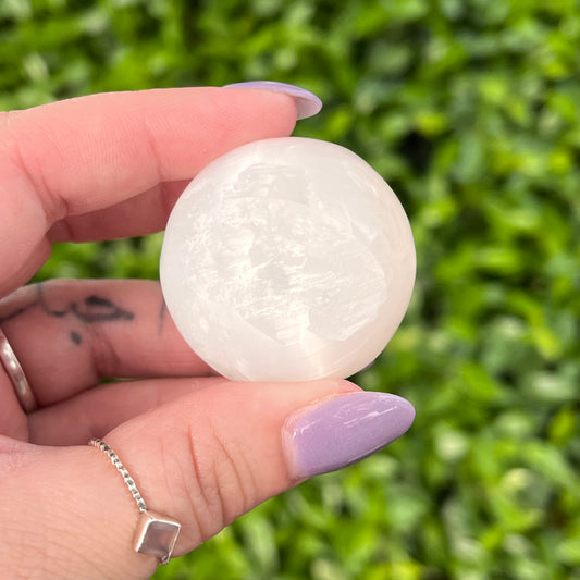 Small Selenite Sphere - A