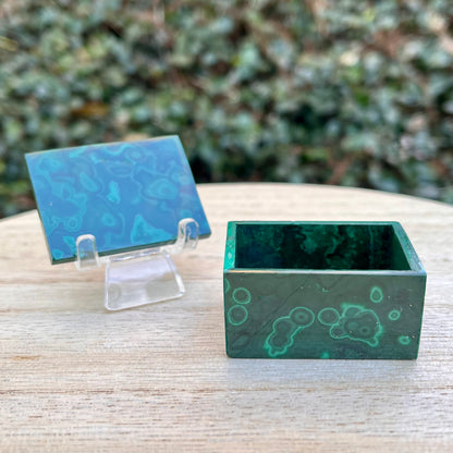 Mini Malachite Box - A