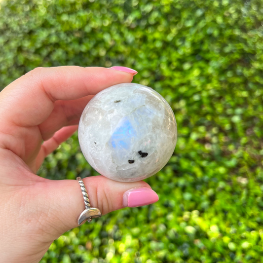 Rainbow Moonstone Sphere - D