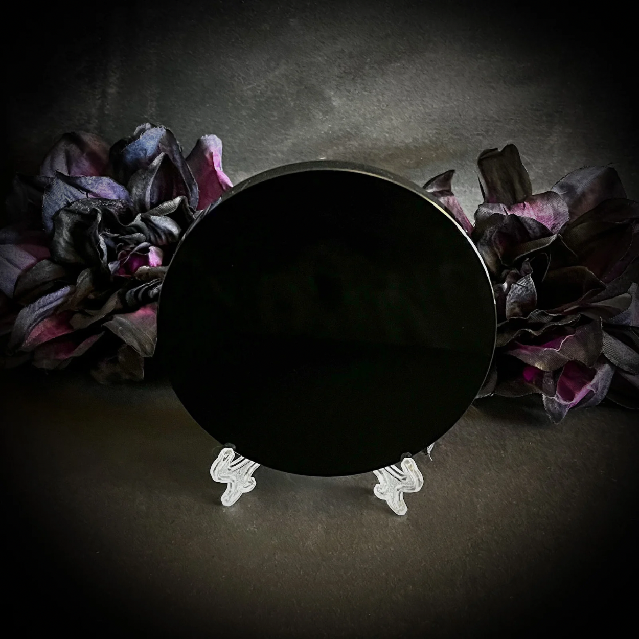 Black Obsidian Scrying Mirror