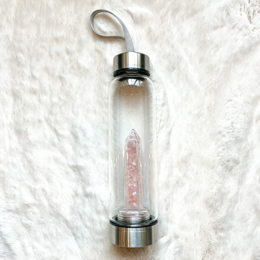 Elixir Water Bottle with Crystal Dome