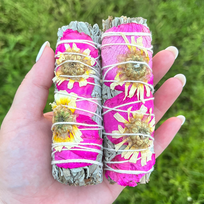 Daisy + White Sage Bundle