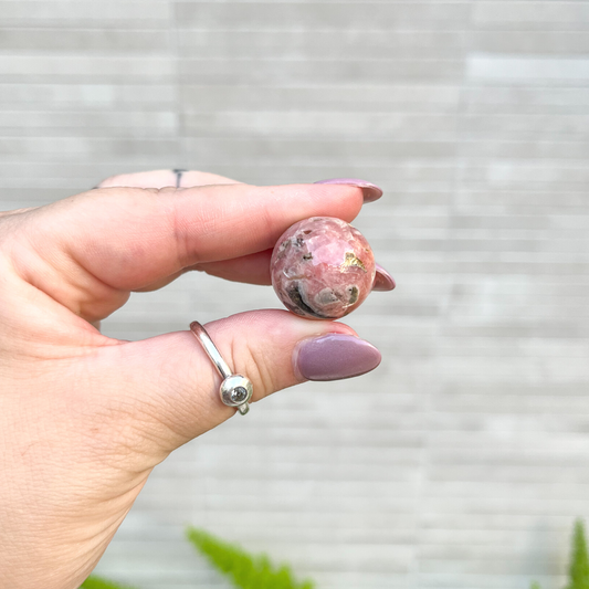 Rhodochrosite Sphere