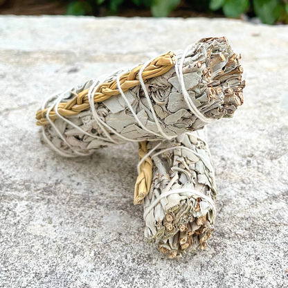 Sweet Grass + White Sage Bundle