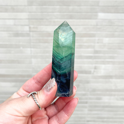 Green Fluorite Tower