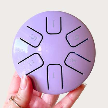 Mini Steel Tongue Drum Set - Purple